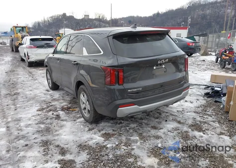 2025 Kia Sorento Lx z USA, uszkodzony, nr VIN 5XYRG4JC6SG343444